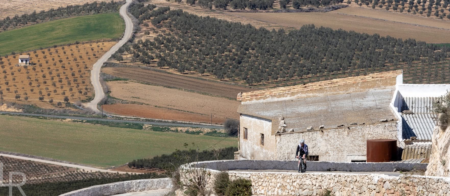 Sean Langford cycling in Spain